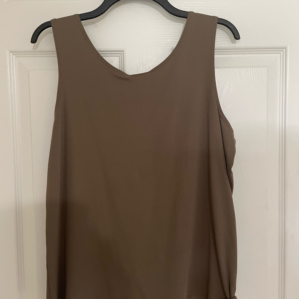 Chico's Brown Sleeveless Tank Top